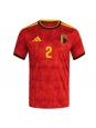 Moške Nogometnih dresov Belgija Diego Moreira #19 Domači SP 2026 Kratki rokavi